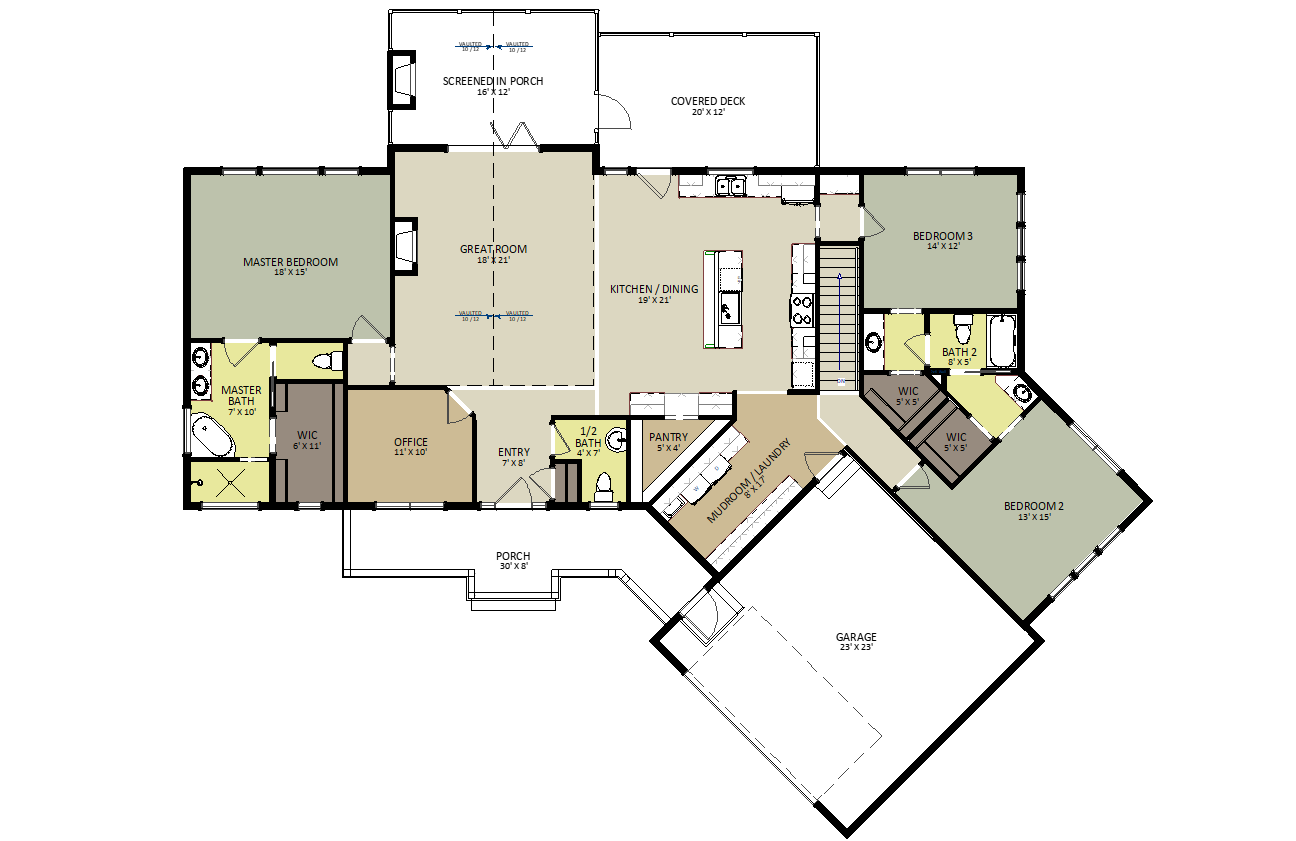 Foley First Floor Floor Plan